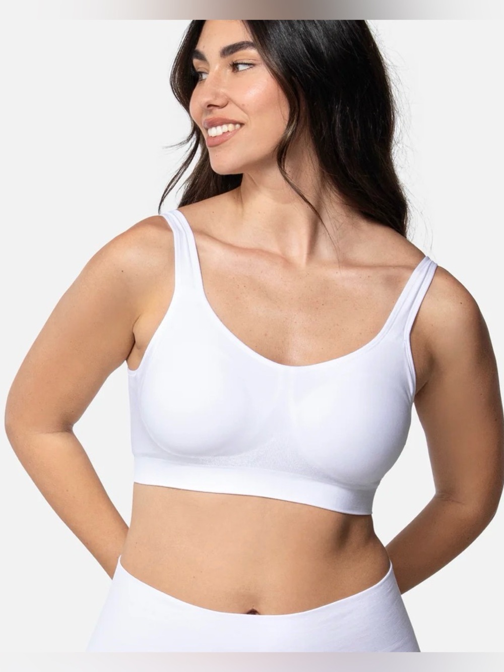 Underoutfit Comfort Shaping Bra Seamless White Wire-Free Padded Support 3XL NWT